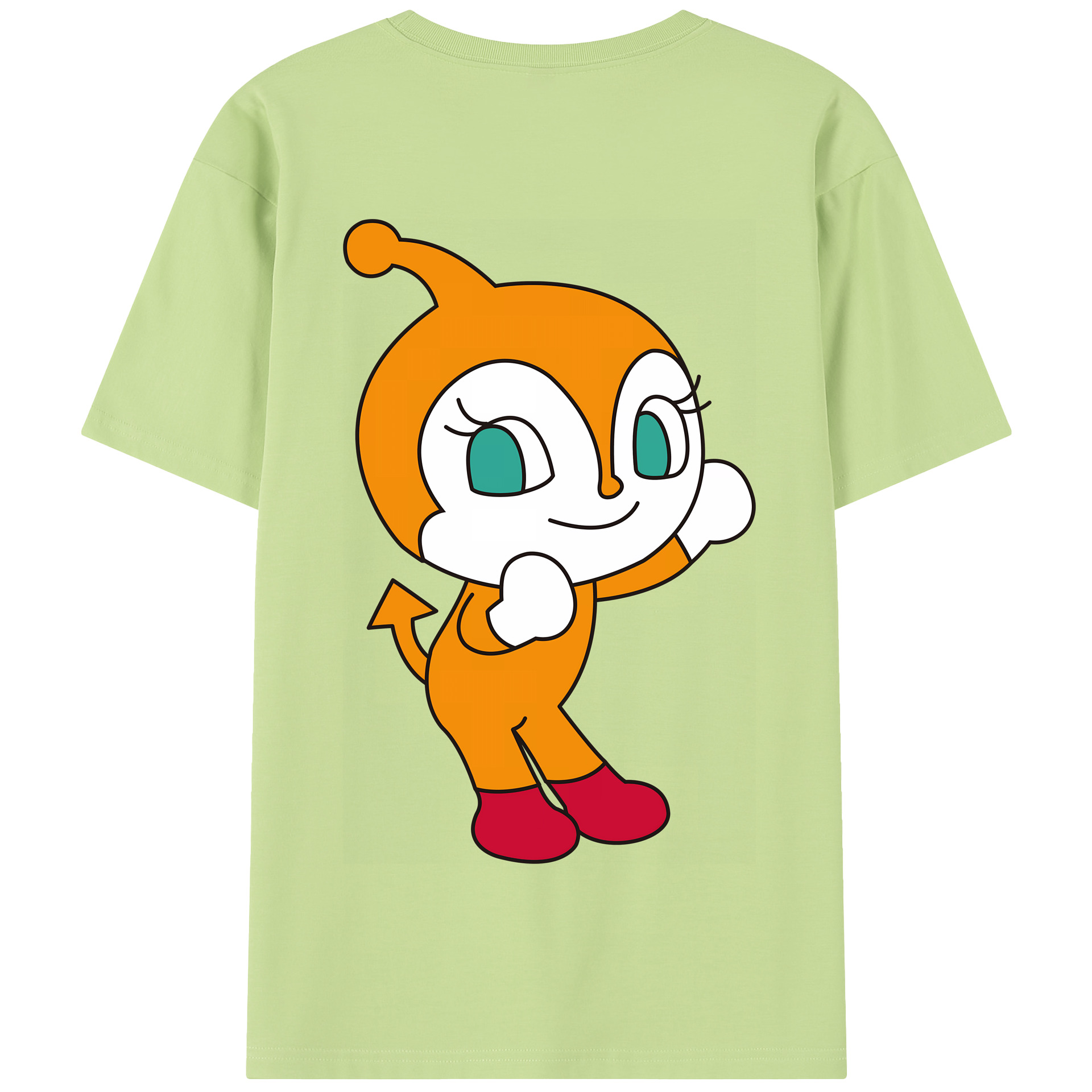 （画像用） アンパンマン Anpanman 綿100％半袖Tシャツ（背面プリント）